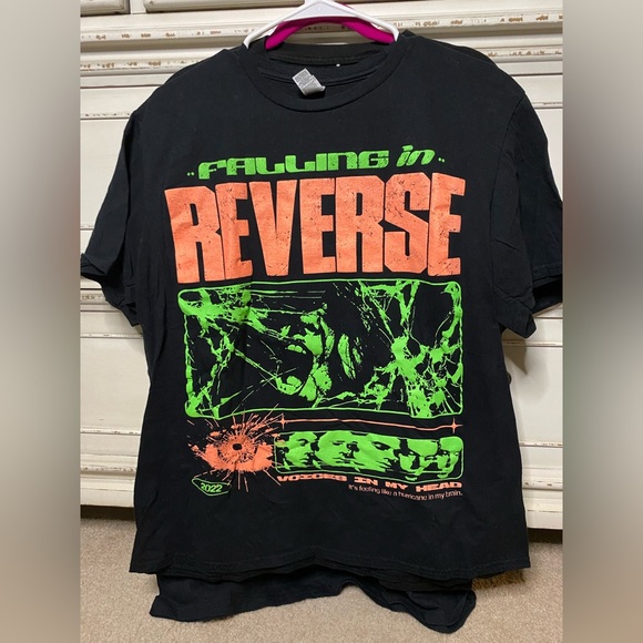 Falling in Reverse Ronnie Radke 3 tshirts (1 M, 2L) rock metal band tees - Picture 6 of 14